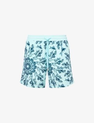 Moorea Coral-Print Swim Shorts by VILEBREQUIN
