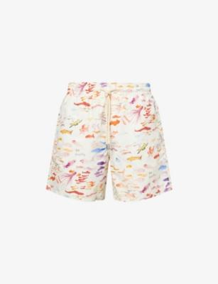 Moorea Fish-Print Swim Shorts by VILEBREQUIN