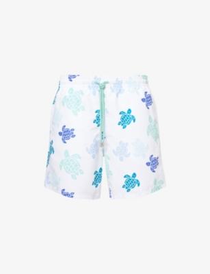 Moorea Turtle-Print Swim Shorts by VILEBREQUIN