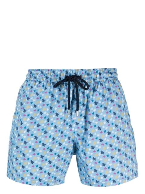 Moorise turtle print swim shorts by VILEBREQUIN