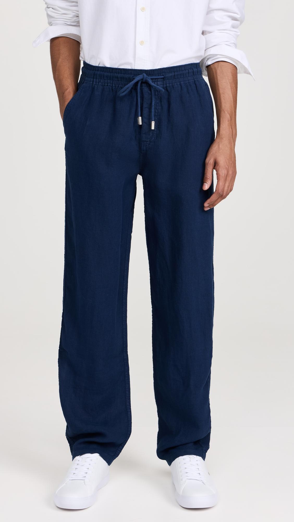 Pacha Drawstring Linen Pants by VILEBREQUIN