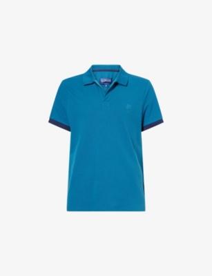 Palan Brand-Embroidered Cotton-Piqué Polo Shirt by VILEBREQUIN