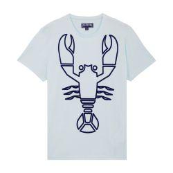 Placed flocked lobster organic cotton t-shirt by VILEBREQUIN