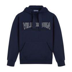 Plain cotton embroidered hoodie by VILEBREQUIN