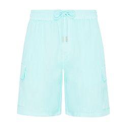 Plain linen bermuda shorts by VILEBREQUIN