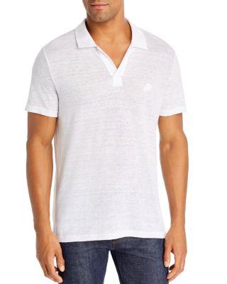 Regular Fit Short Sleeve Linen Polo Shirt by VILEBREQUIN