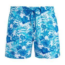Short stretchy Tahiti Flowers swim shorts by VILEBREQUIN