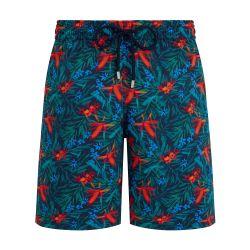 Stretch Long Swim Shorts Tropical Flowers by VILEBREQUIN