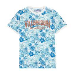 Tahiti Flowers cotton T-shirt by VILEBREQUIN