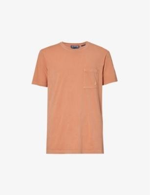 Titus brand-embroidered cotton-jersey T-shirt by VILEBREQUIN