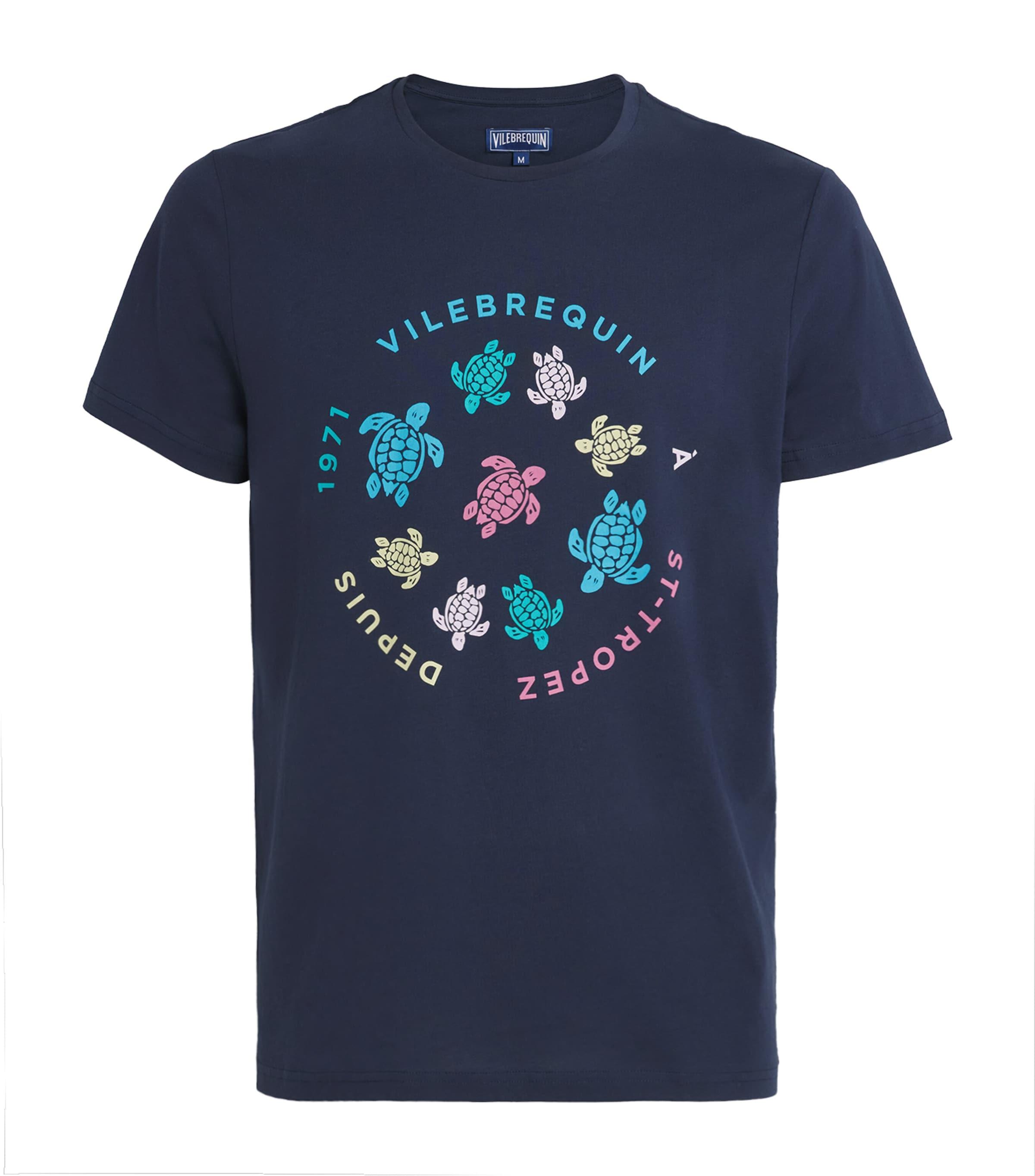 Vilebrequin Cotton Logo Turtle T-Shirt by VILEBREQUIN