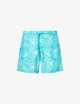 Vilebrequin x Te Mana O Te Moana Moorea Graphic-Print Swim Shorts by VILEBREQUIN