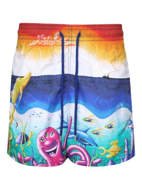 X Kenny Scharf moorea swim shorts by VILEBREQUIN