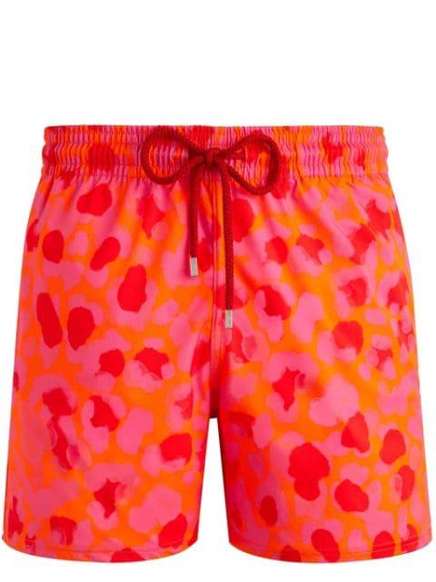 abstract-print swim shorts by VILEBREQUIN