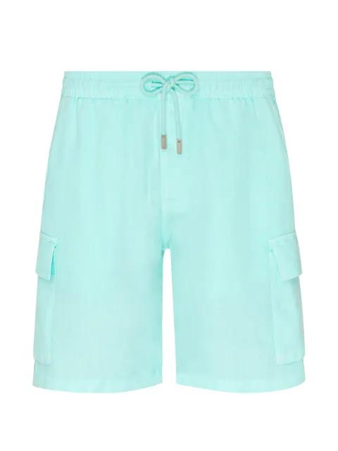 cargo-pocket linen bermuda shorts by VILEBREQUIN