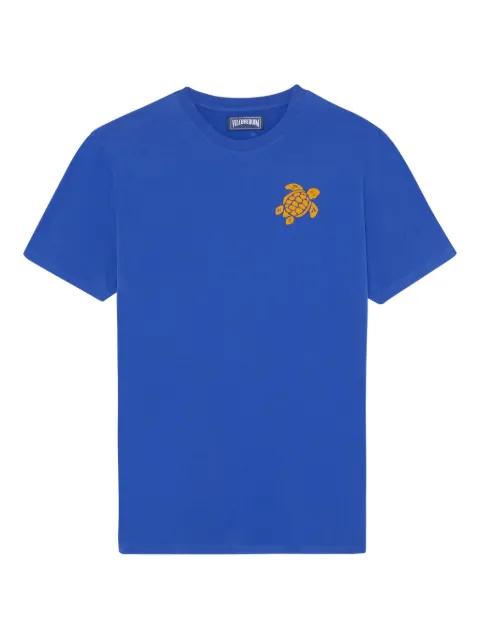 crew-neck turtle-embroidery T-shirt by VILEBREQUIN