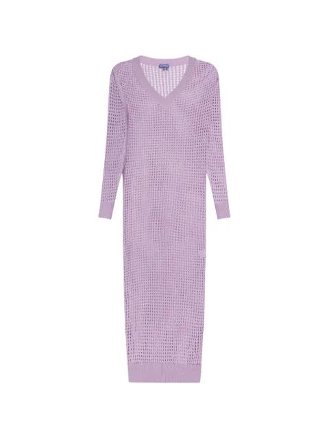 crochet-knit long-sleeved dress by VILEBREQUIN