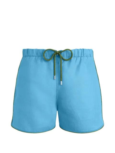 drawstring linen swim shorts by VILEBREQUIN