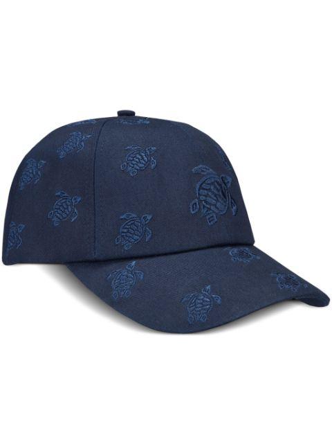 embroidered all-over turtles cap by VILEBREQUIN
