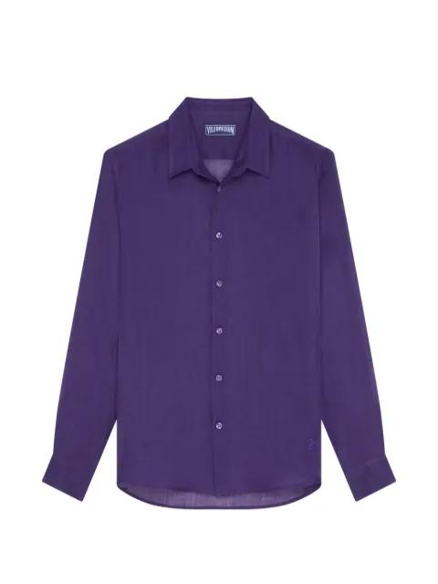 embroidered long-sleeve shirt by VILEBREQUIN