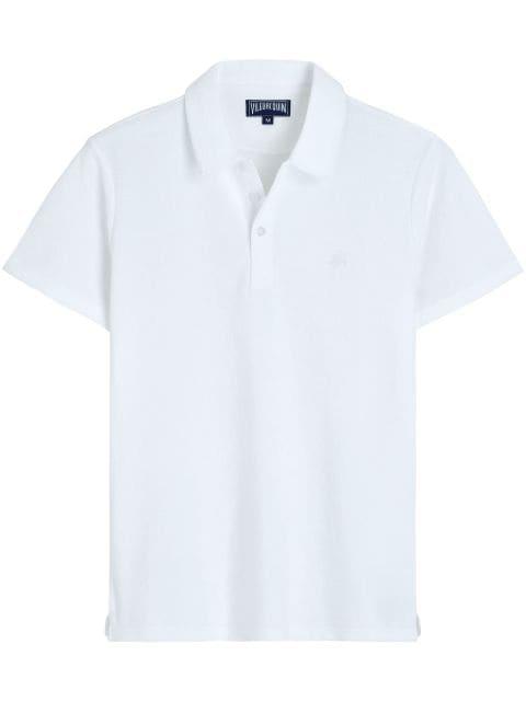 embroidered-turtle polo shirt by VILEBREQUIN