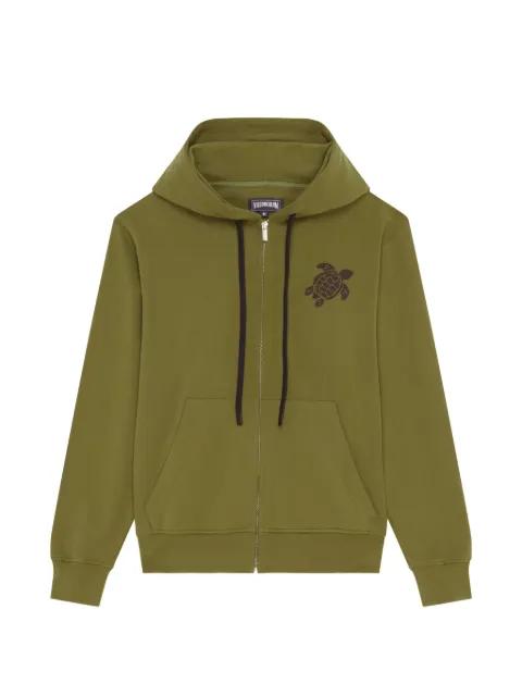 embroidered zip-up hoodie by VILEBREQUIN