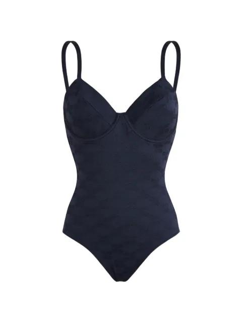 floral-jacquard underwired swimsuit by VILEBREQUIN