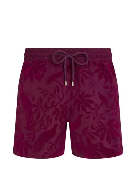 floral-print drawstring swim shorts by VILEBREQUIN