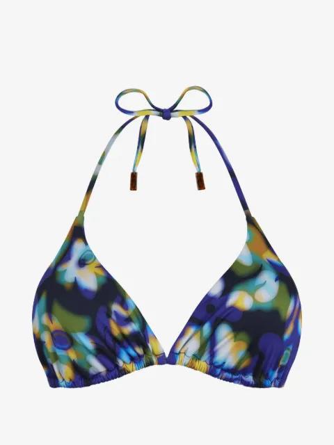 floral-print triangle bikini top by VILEBREQUIN