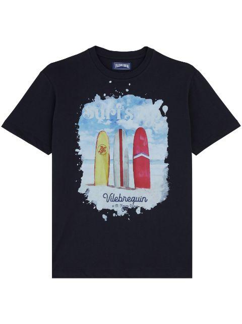 graphic-print cotton T-shirt by VILEBREQUIN