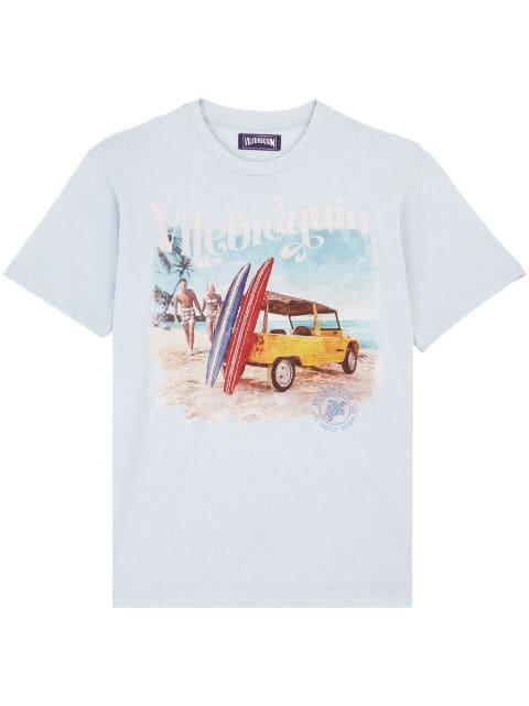 graphic-print cotton T-shirt by VILEBREQUIN