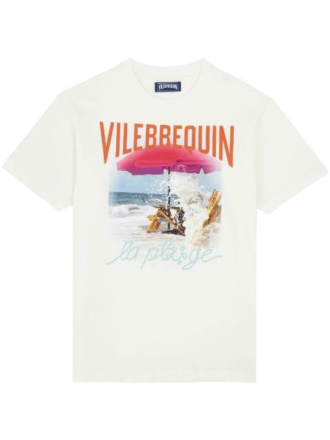graphic-print cotton T-shirt by VILEBREQUIN