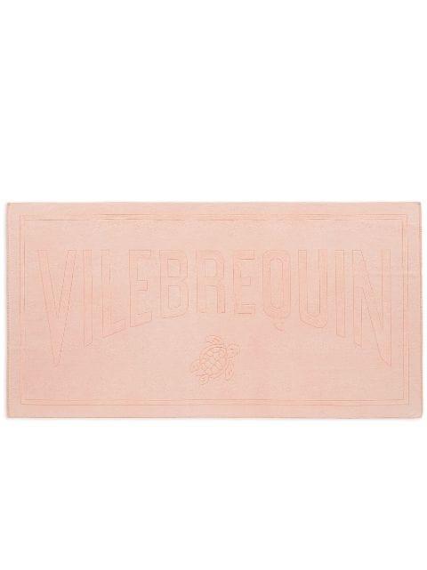 jacquard-logo beach towel by VILEBREQUIN