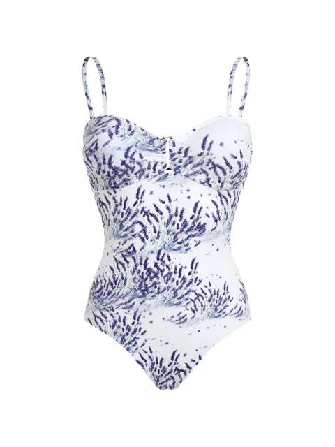 lavender-print swimsuit by VILEBREQUIN