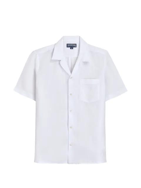 linen bowling shirt by VILEBREQUIN