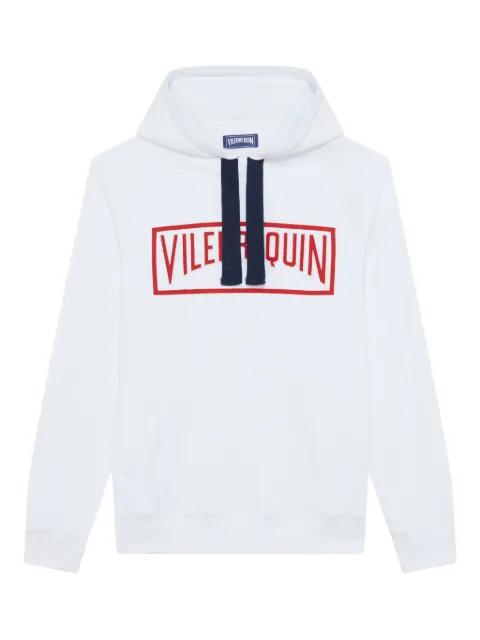 logo-print hoodie by VILEBREQUIN