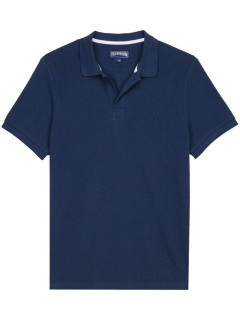 logo-print polo shirt by VILEBREQUIN
