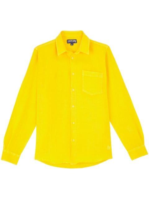 long-sleeve linen shirt by VILEBREQUIN