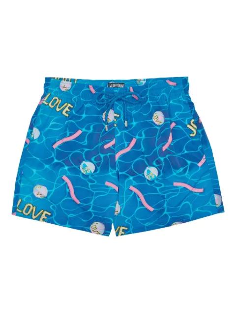 moorise-printed swim shorts by VILEBREQUIN