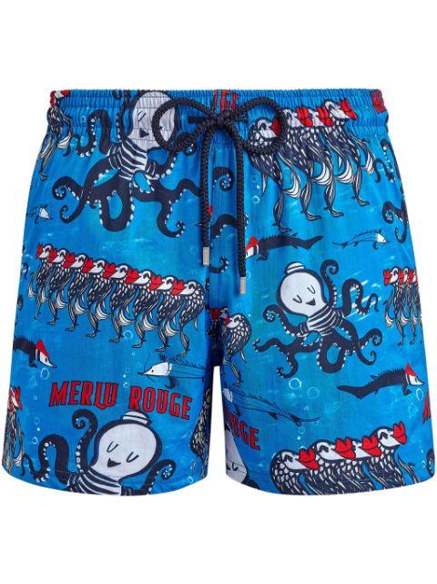 octopus-print swim shorts by VILEBREQUIN