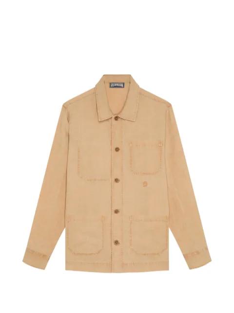 patch-pocket embroidery overshirt by VILEBREQUIN