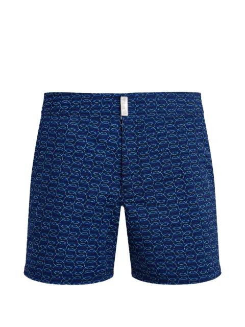 patterned swim trunks by VILEBREQUIN