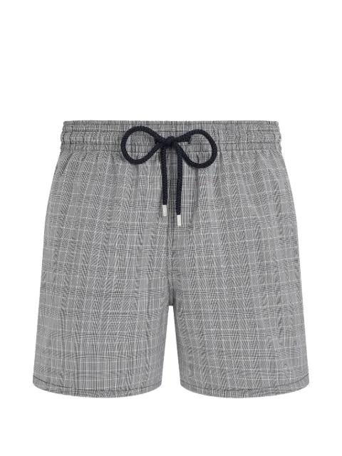 prince of wales-check swim shorts by VILEBREQUIN
