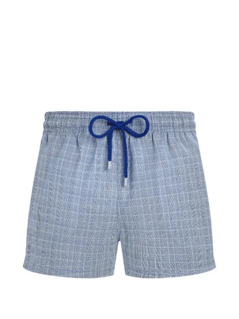 prince of wales-check swim shorts by VILEBREQUIN