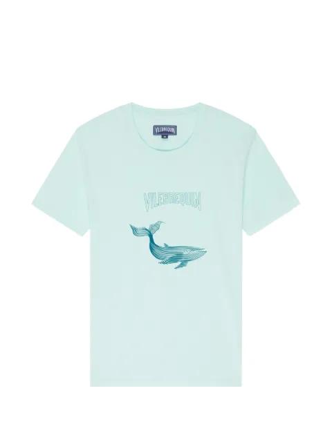 round-neck whale-print T-shirt by VILEBREQUIN