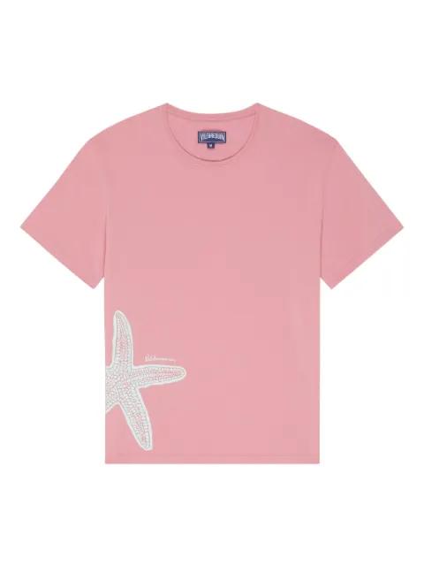 starfish-detail crew-neck T-shirt by VILEBREQUIN