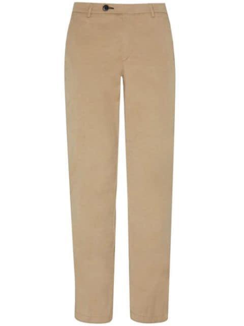 tencel straight-leg trousers by VILEBREQUIN