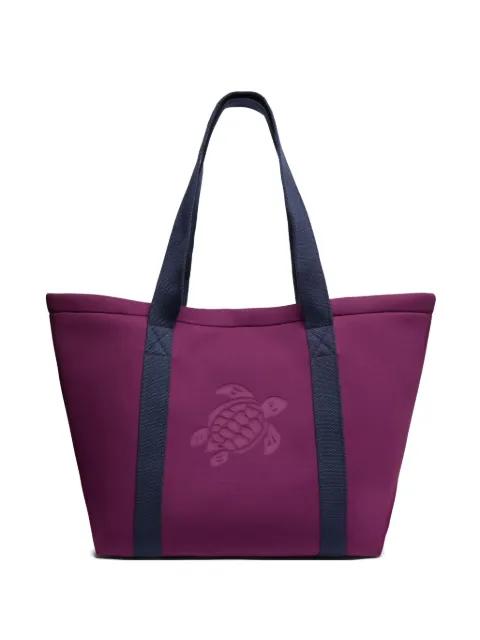 turtle-debossed tote bag by VILEBREQUIN