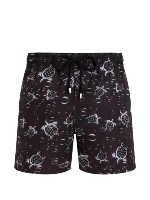 turtle-print drawstring shorts by VILEBREQUIN