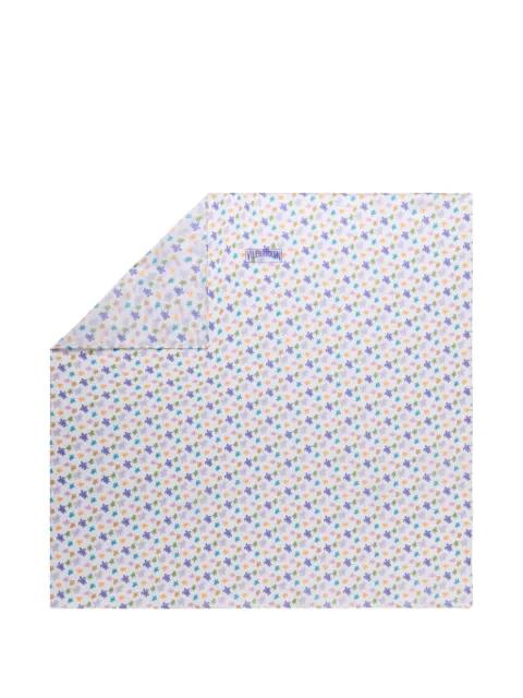 turtle-print square bandana scarf by VILEBREQUIN